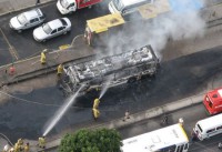 Urgente:Ônibus são incendiados em Natal e região metropolitana,Cinco Suspeitos Já foram presos
