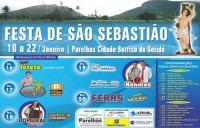 Programação Social Festa de São Sebastiião de Parelhas/RN