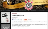 Corinthians usa site oficial para homenagear Marcos