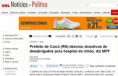 UOL repercute notícia de desvios do Prefeito de Caicó para hospital do irmão